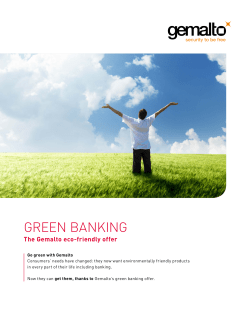 GREEN BANkING
