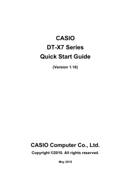 DT-X7 QuickStartGuide