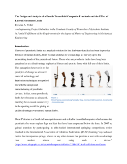 Prosthetic Leg Analysis Proposal - Ewp.rpi.edu