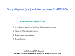 Study dileptons and direct photons fn MPD/NICA
