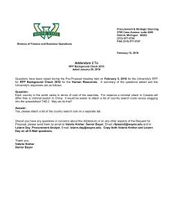 Addendum #2 dated 02-10-2016