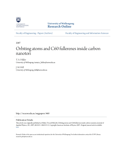 Orbiting atoms and C60 fullerenes inside carbon