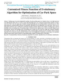 Customized Fitness Function of Evolutionary Algorithm