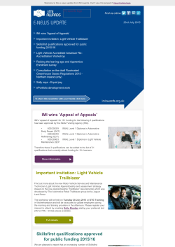 IMI wins `Appeal of Appeals` Important invitation: Light