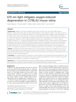 670 nm light mitigates oxygen-induced degeneration in C57BL/6J