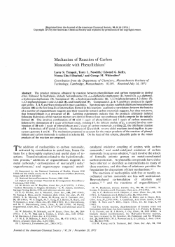 Mechanism of Reaction of Carbon Monoxide with Phenyllithium`