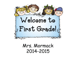 Back to School with Mrs. Petrosky