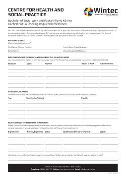 additional information