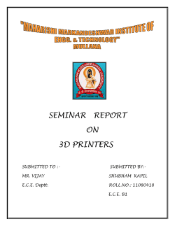 Experiments with 3D ceramic printing