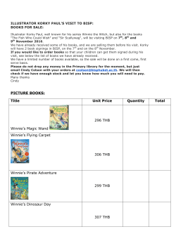 PICTURE BOOKS: Title Unit Price Quantity Total Winnie`s Magic
