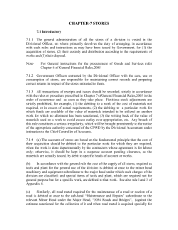 chapter-7 stores - Chief Controller of Accounts (CCA)