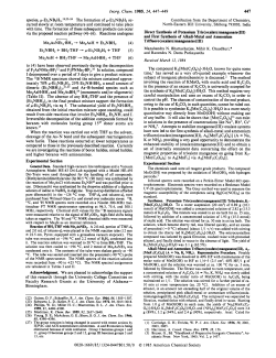 Direct synthesis of potassium tris (oxalato) manganate (III) and first