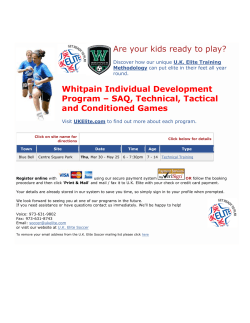 Are your kids ready to play? Whitpain Individual Development