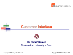e-Commerce, Chapter 4, Customer Interface Enhanced Lecture Slides