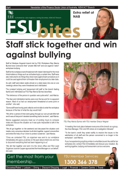 Staff stick together and win against bullying