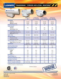 Tradesman gas Spec Sheet.indd