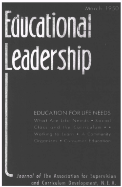 EDUCATION FOR LIFE NEEDS Journal of The Association for