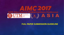 ASIA International Multidisciplinary conference (AIMC