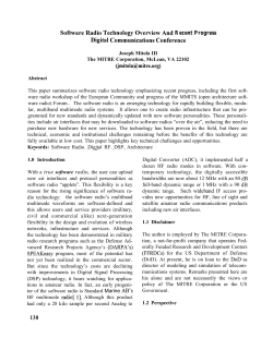 Software Radio Technology Overview And Recent Progress Digital