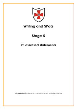 Stage 5 Non-negotiable &ndash; must be assessed as secure every track