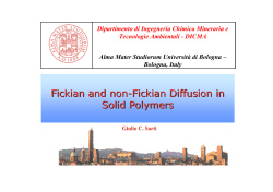 Fickian and non-Fickian Diffusion in Solid Polymers