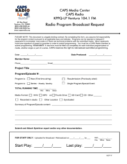 Start Play: ____/____/____ Last play: ____/____/____