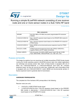 Running a simple 6LowPAN network consisting of one receiver