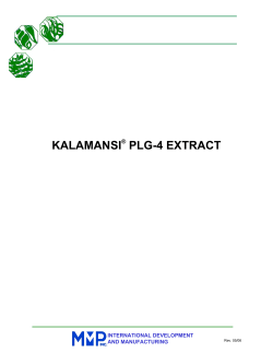 kalamansi plg-4 extract - In