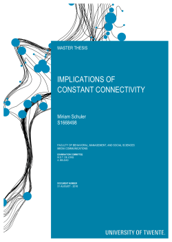 implications of constant connectivity