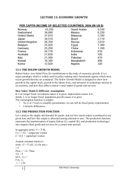 13.4 the consumption function