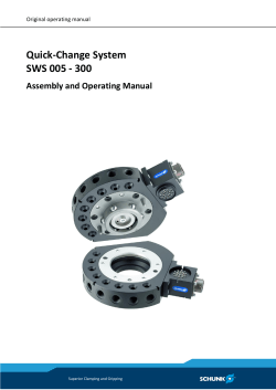 Quick-Change System SWS 005 - 300