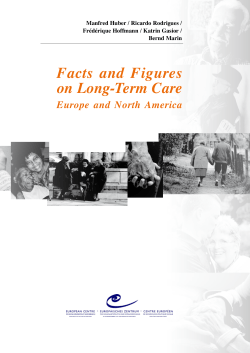 Facts and Figures on Long-Term Care