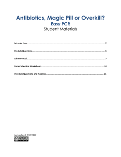 Easy PCR Student Materials (word doc)