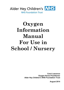 oxygen - Carer Skills Passport