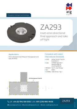 ZA293 Inset omni directional final approach and take off light