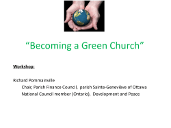 the slideshow - Green Churches Network