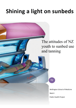 Shining a light on sunbeds