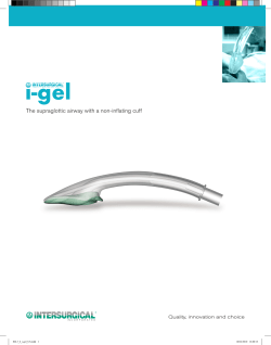 the i-gel information sheet