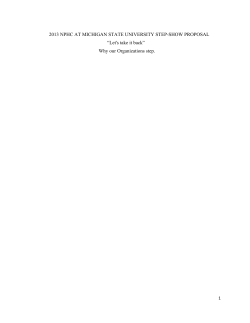 2013 NPHC AT MICHIGAN STATE UNIVERSITY STEPSHOW