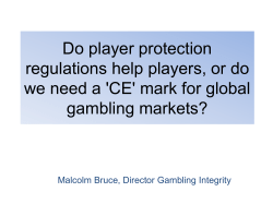 Do player protection regulations help players, or do we need a `CE