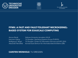 SPPEXA AnPleMeet 2017