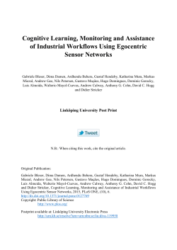 Cognitive Learning, Monitoring and Assistance of Industrial