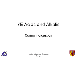 7E Acids and Alkalis