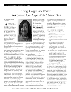 Living Longer and Wiser - Carolina Partners in Mental HealthCare