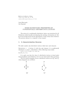SOME ELEMENTARY PROPERTIES OF CONDITIONALLY