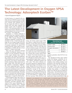 The Latest Development in Oxygen VPSA Technology: Adsorptech