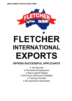- Fletcher International Exports