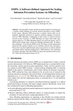 LNCS 8880 - SNIPS: A Software-Defined Approach for Scaling