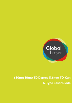 650nm 10mW 50 Degree 5.6mm TO-Can N-Type
