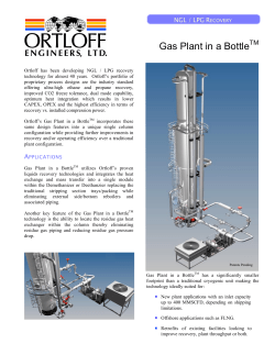 Gas Plant in a Bottle - Ortloff Engineers, Ltd.